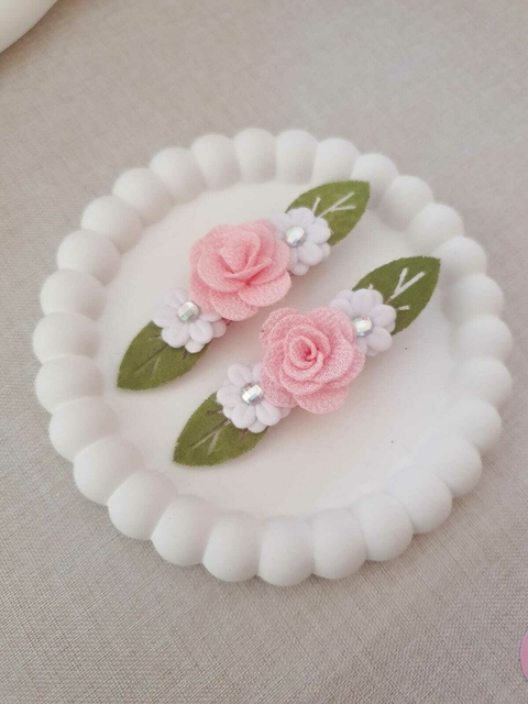 Par de laço florido labelle - comprar online