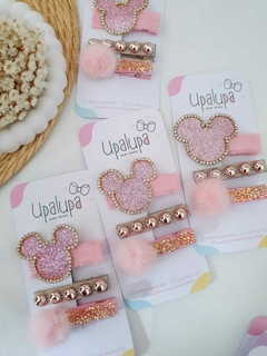 Par de hair clip cristal minnie - comprar online