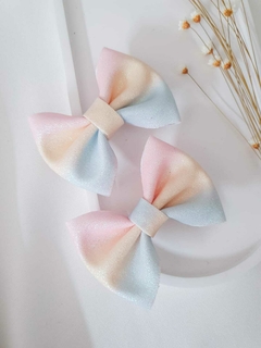 Par de laço delicate - 7cm - Laços Upalupa