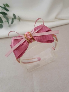 Tiara de luxo rosê cristal na internet