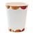 VASOS BLANCOS CON BORDES DE ONDAS GOLD ROSE en internet