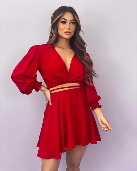 Conjunto Jaqueline - Vermelho