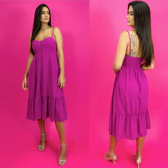 Vestido Evelyn - Fúcsia - comprar online