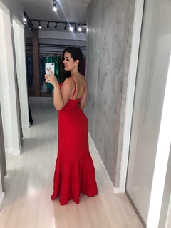 Vestido Jéssica Longo - Vermelho na internet