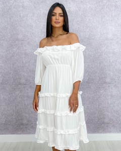 Vestido Angélica - Offwhite