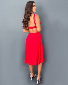 Vestido Viviane - Vermelho na internet