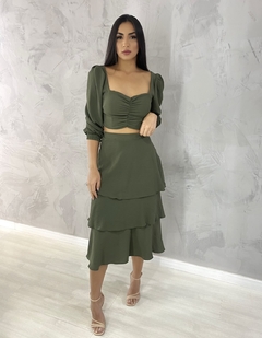 Conjunto Olga - Verde Militar