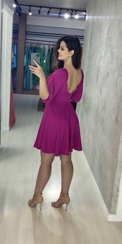 Vestido Anne - Fúcsia na internet