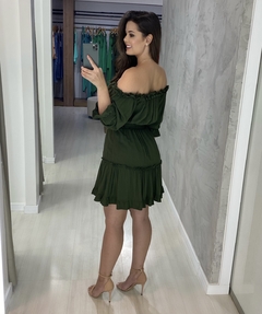 Vestido Jordana - Verde Militar - comprar online
