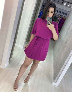 Vestido Elis - Fúcsia - Closet RC Atacado