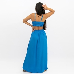 Vestido Natália - Azul Claro - Closet RC Atacado