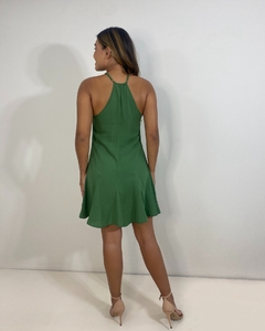 Vestido Regina - Verde Militar - Closet RC Atacado