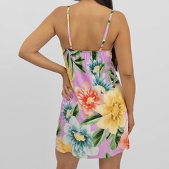 Imagem do Vestido Pauline - Floral Exclusivo Lilás