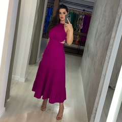 Vestido Estefane - Fúcsia - Closet RC Atacado