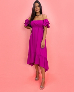 Vestido Gisele - Fúcsia