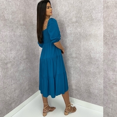 Vestido Juliana - Azul Petróleo na internet