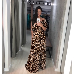 Vestido Luíza - Animal Print - Closet RC Atacado