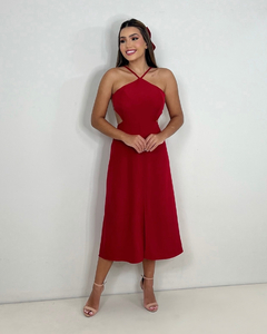 Vestido Patrícia - Vermelho - comprar online