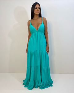 Vestido Sophia - Verde Água