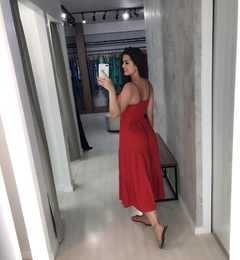 Vestido Jéssica Midi - Vermelho na internet