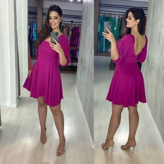 Vestido Anne - Fúcsia - comprar online