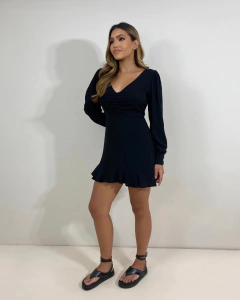 Macaquinho Tamires - Preto - Closet RC Atacado