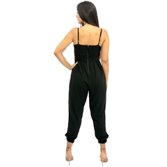 Macacão Cristina - Preto - Closet RC Atacado