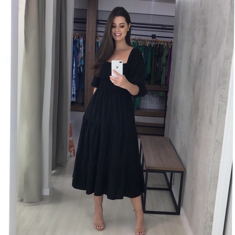 Vestido Juliana - Preto