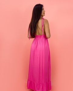 Vestido Valentina Longo - Rosa Chiclete - comprar online