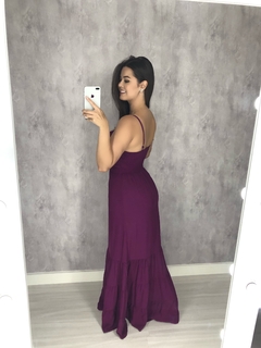 Vestido Jéssica Longo - Fúcsia - comprar online