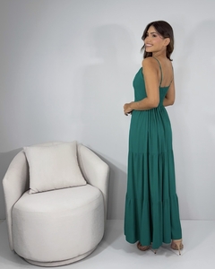 Vestido Helô - Verde Amazônia - comprar online