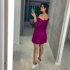Vestido Juliana Curto - Fúcsia na internet