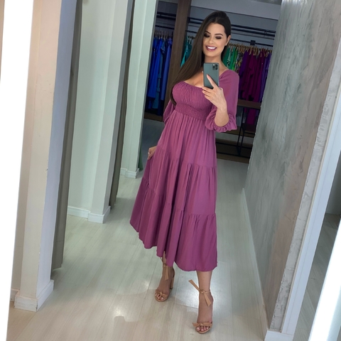 Vestido Juliana - Rosê