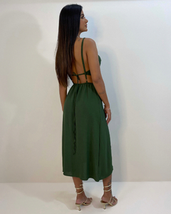 Vestido Kelly - Verde Militar na internet