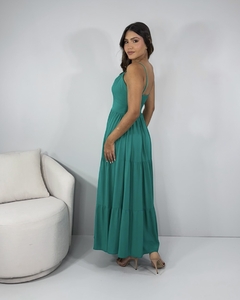 Vestido Helô - Turquesa - Closet RC Atacado