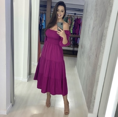 Vestido Juliana - Fúcsia na internet