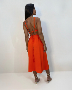Vestido Kelly - Laranja - comprar online