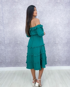 Vestido Angélica - Verde Amazônia na internet