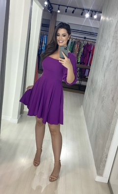 Vestido Anne - Roxo