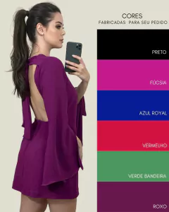 Vestido Carine - Cores - Closet RC Atacado