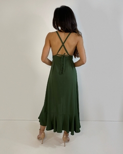 Vestido Zaya - Verde Militar na internet