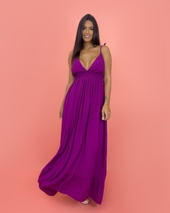 Vestido Valentina Longo - Roxo - comprar online