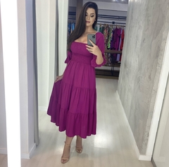 Vestido Juliana - Fúcsia