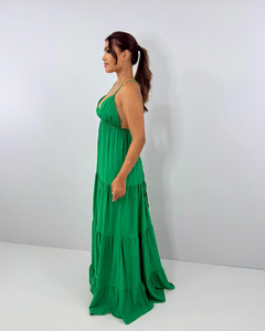 Vestido Sophia - Verde Bandeira na internet