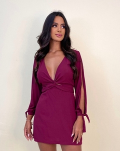 Vestido Marília - Marsala na internet