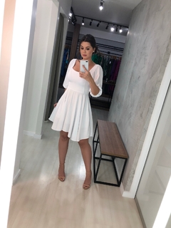 Vestido Anne - Branco - Closet RC Atacado