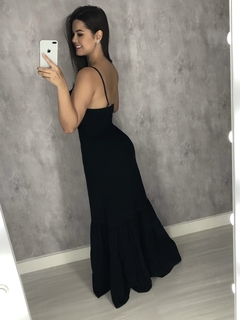 Vestido Jéssica Longo - Preto - comprar online