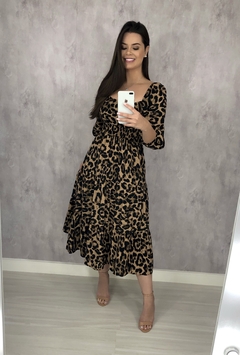 Vestido Juliana - Animal Print - comprar online
