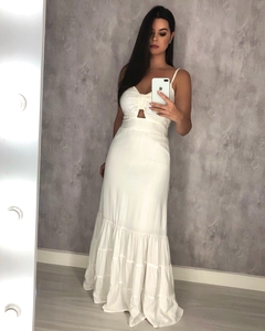 Vestido Jéssica Longo - Offwhite