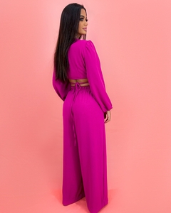 Conjunto Pantalona Simone - Fúcsia - comprar online